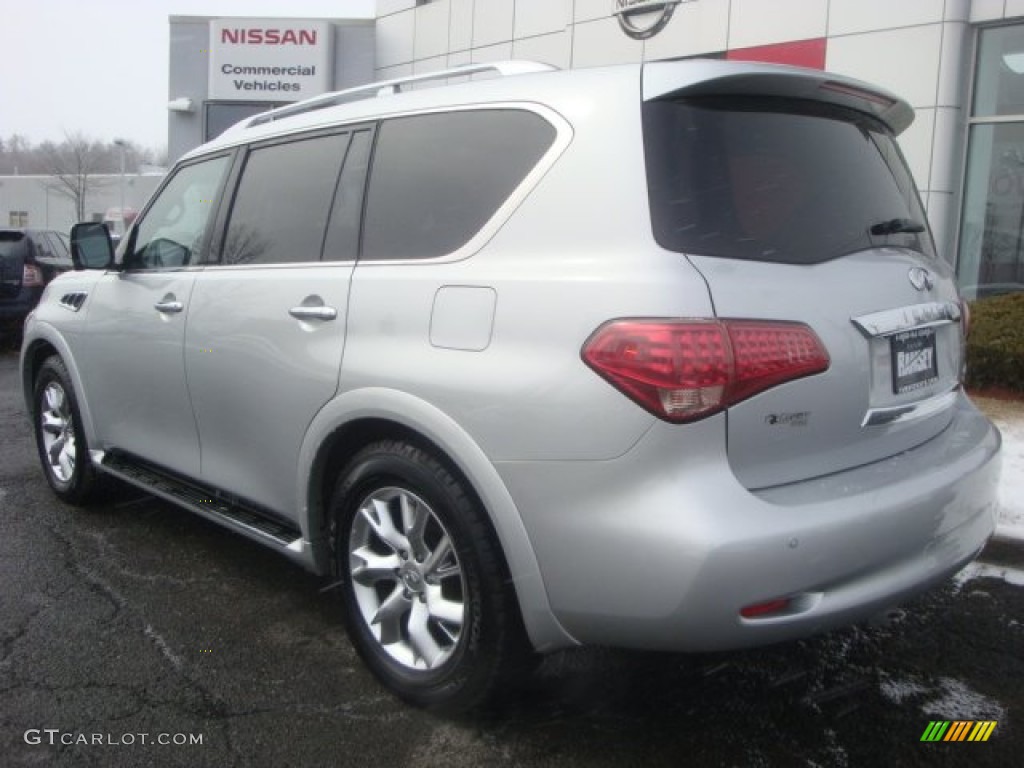 2011 QX 56 4WD - Liquid Platinum / Graphite photo #6
