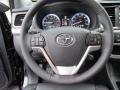 2015 Toyota Highlander Black Interior Steering Wheel Photo