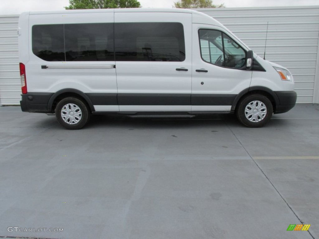 Oxford White 2015 Ford Transit Wagon XLT 350 MR Long Exterior Photo #102576814