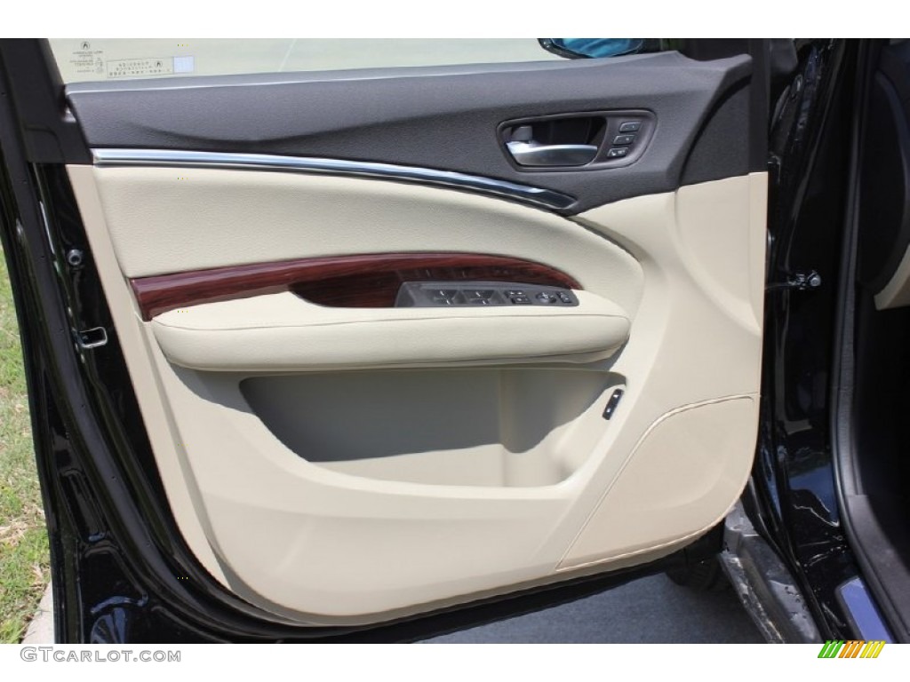 2016 Acura MDX SH-AWD Technology Parchment Door Panel Photo #102576955