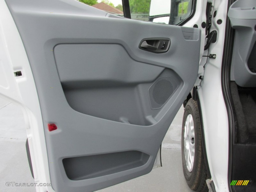 2015 Ford Transit Wagon XLT 350 MR Long Pewter Door Panel Photo #102577153