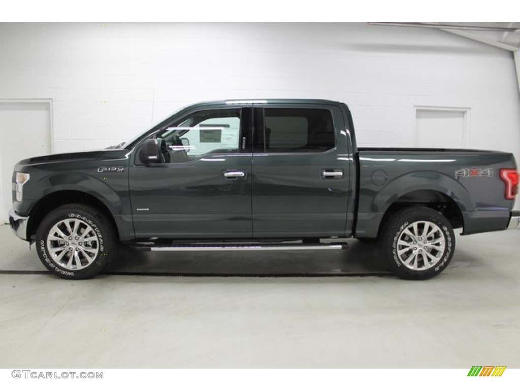 2015 F150 XLT SuperCrew 4x4 - Guard Metallic / Medium Earth Gray photo #1