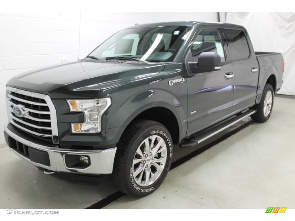 Guard Metallic 2015 Ford F150 XLT SuperCrew 4x4 Exterior Photo #102578170