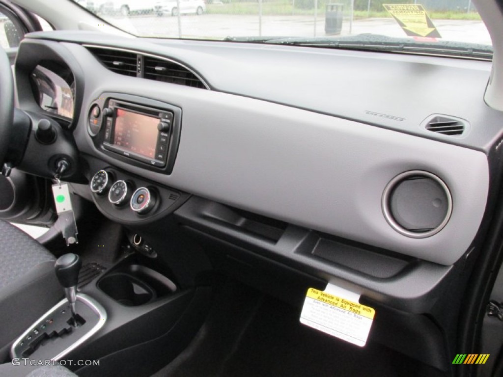 2015 Toyota Yaris 5-Door LE Black Dashboard Photo #102578392