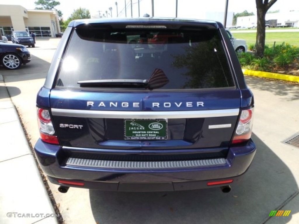 2012 Range Rover Sport HSE LUX - Buckingham Blue Metallic / Almond photo #10