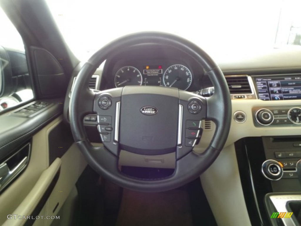 2012 Range Rover Sport HSE LUX - Buckingham Blue Metallic / Almond photo #13