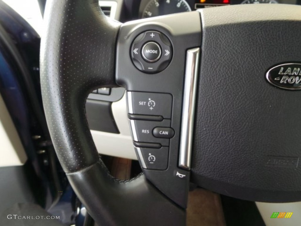 2012 Range Rover Sport HSE LUX - Buckingham Blue Metallic / Almond photo #15