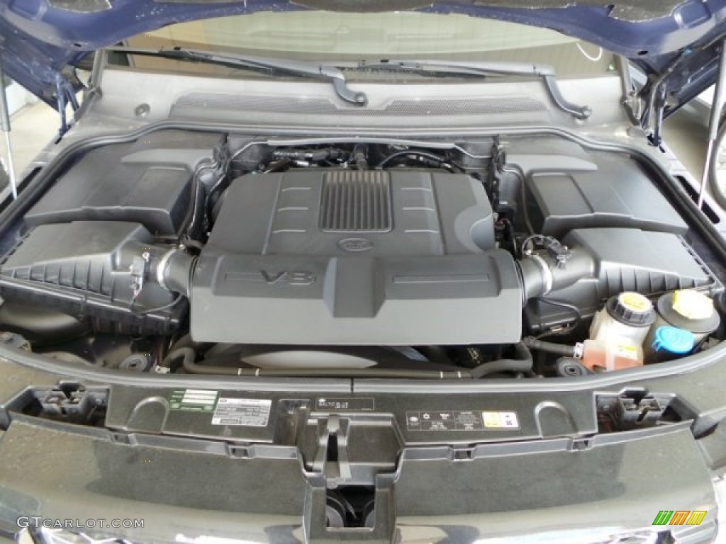 2012 Range Rover Sport HSE LUX - Buckingham Blue Metallic / Almond photo #60
