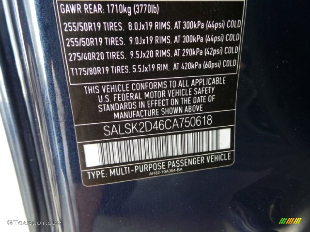 2012 Range Rover Sport HSE LUX - Buckingham Blue Metallic / Almond photo #63