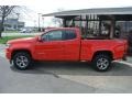 2015 Red Hot Chevrolet Colorado Z71 Extended Cab 4WD  photo #3