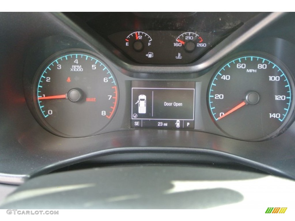 2015 Chevrolet Colorado Z71 Extended Cab 4WD Gauges Photo #102580408