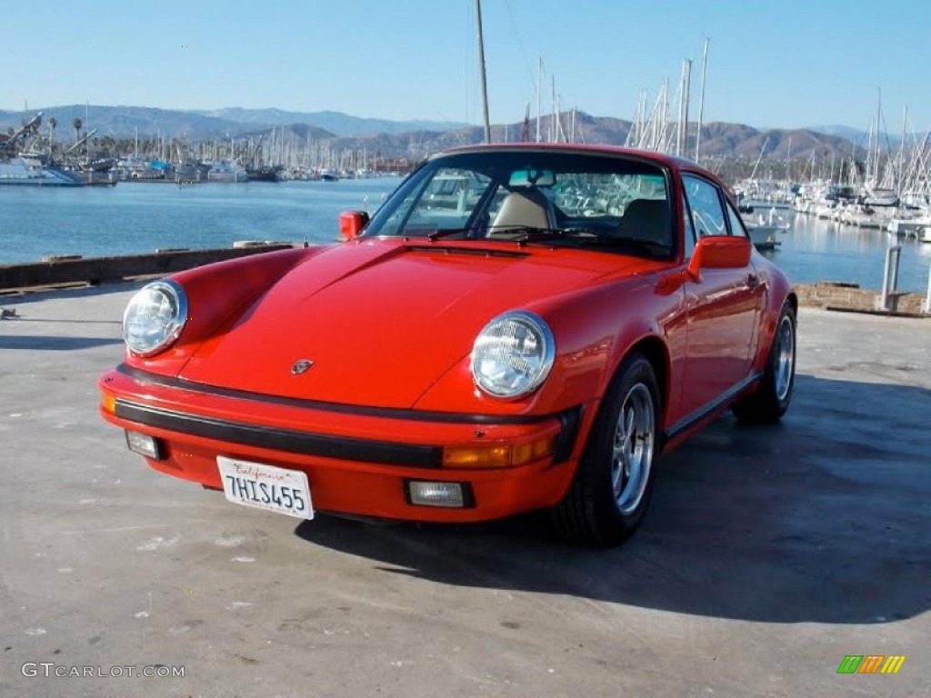 1984 911 Carrera Coupe - Guards Red / Beige photo #1