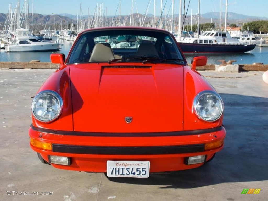 1984 911 Carrera Coupe - Guards Red / Beige photo #2