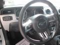 Ebony 2015 Ford Mustang GT Premium Convertible Steering Wheel