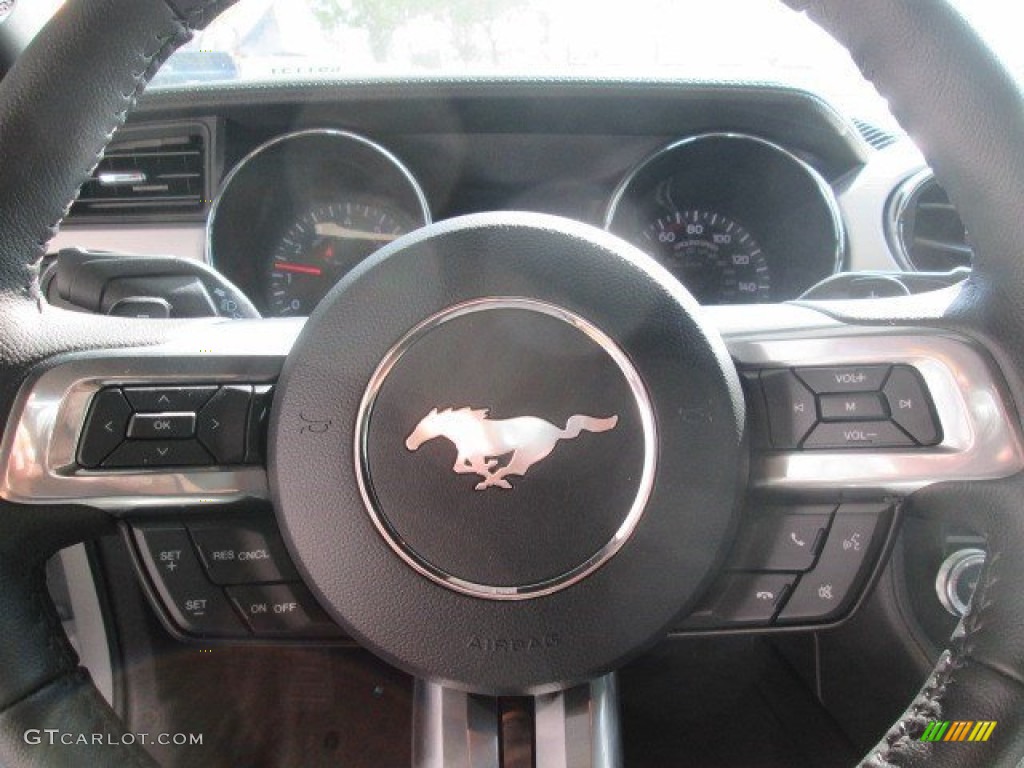 2015 Mustang GT Premium Convertible - Oxford White / Ebony photo #17