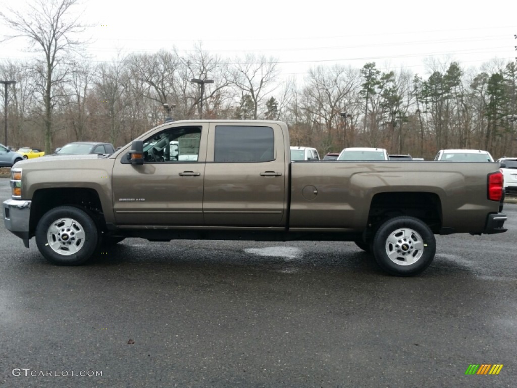 Brownstone Metallic 2015 Chevrolet Silverado 2500HD LT Crew Cab Exterior Photo #102586400