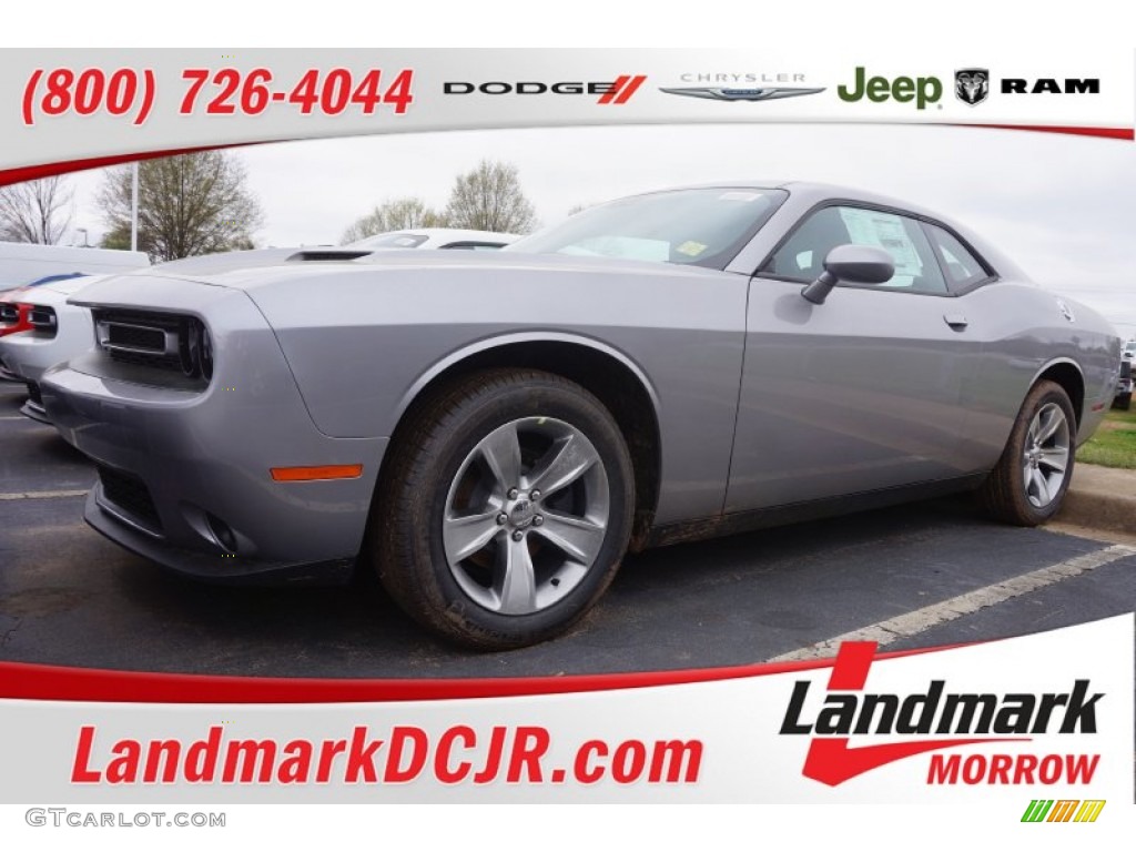 2015 Challenger SXT - Billet Silver Metallic / Black/Tungsten photo #1
