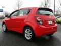 2015 Red Hot Chevrolet Sonic LT Hatchback  photo #4