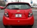 2015 Red Hot Chevrolet Sonic LT Hatchback  photo #5