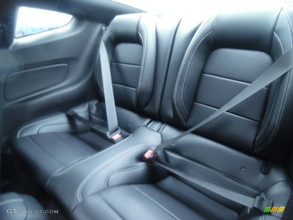 2015 Mustang EcoBoost Premium Coupe - Magnetic Metallic / Ebony photo #12