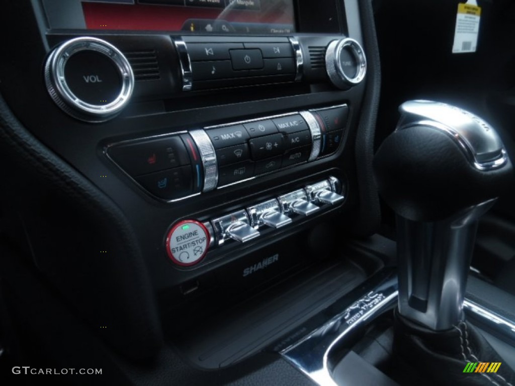2015 Mustang EcoBoost Premium Coupe - Magnetic Metallic / Ebony photo #19