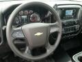 Jet Black/Dark Ash 2015 Chevrolet Silverado 3500HD WT Regular Cab 4x4 Steering Wheel