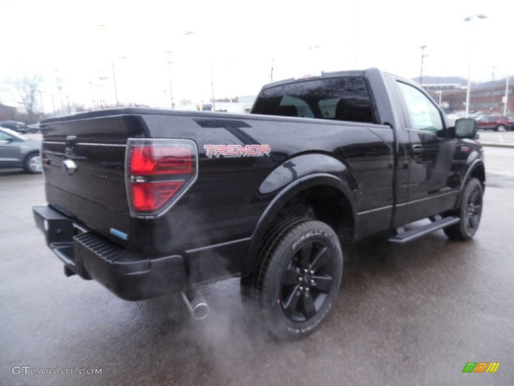 2014 F150 FX4 Tremor Regular Cab 4x4 - Tuxedo Black / FX Appearance Black Leather/Alcantara photo #9