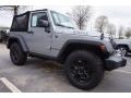 2015 Billet Silver Metallic Jeep Wrangler Willys Wheeler 4x4  photo #4