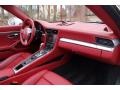 Carrera Red Natural Leather 2013 Porsche 911 Carrera S Cabriolet Dashboard