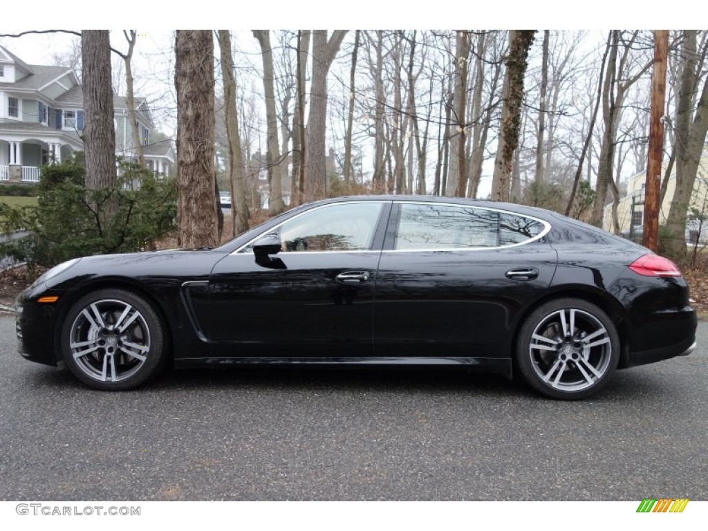 Black 2014 Porsche Panamera 4S Executive Exterior Photo #102590612