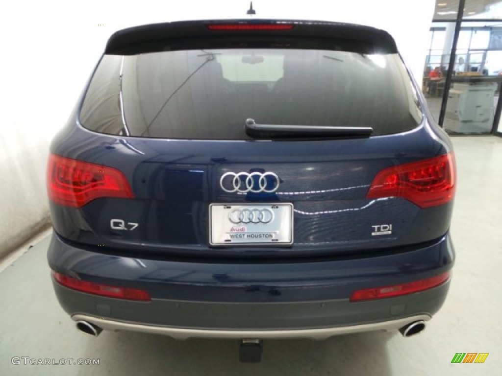 2014 Q7 3.0 TDI quattro - Atlantis Blue Metallic / Black photo #5