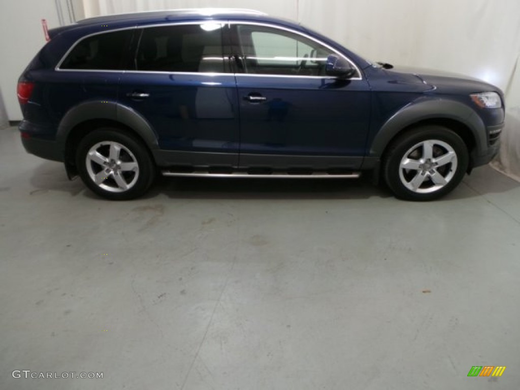 2014 Q7 3.0 TDI quattro - Atlantis Blue Metallic / Black photo #7