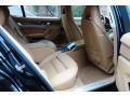 2014 Porsche Panamera Cognac Natural Leather Interior Rear Seat Photo