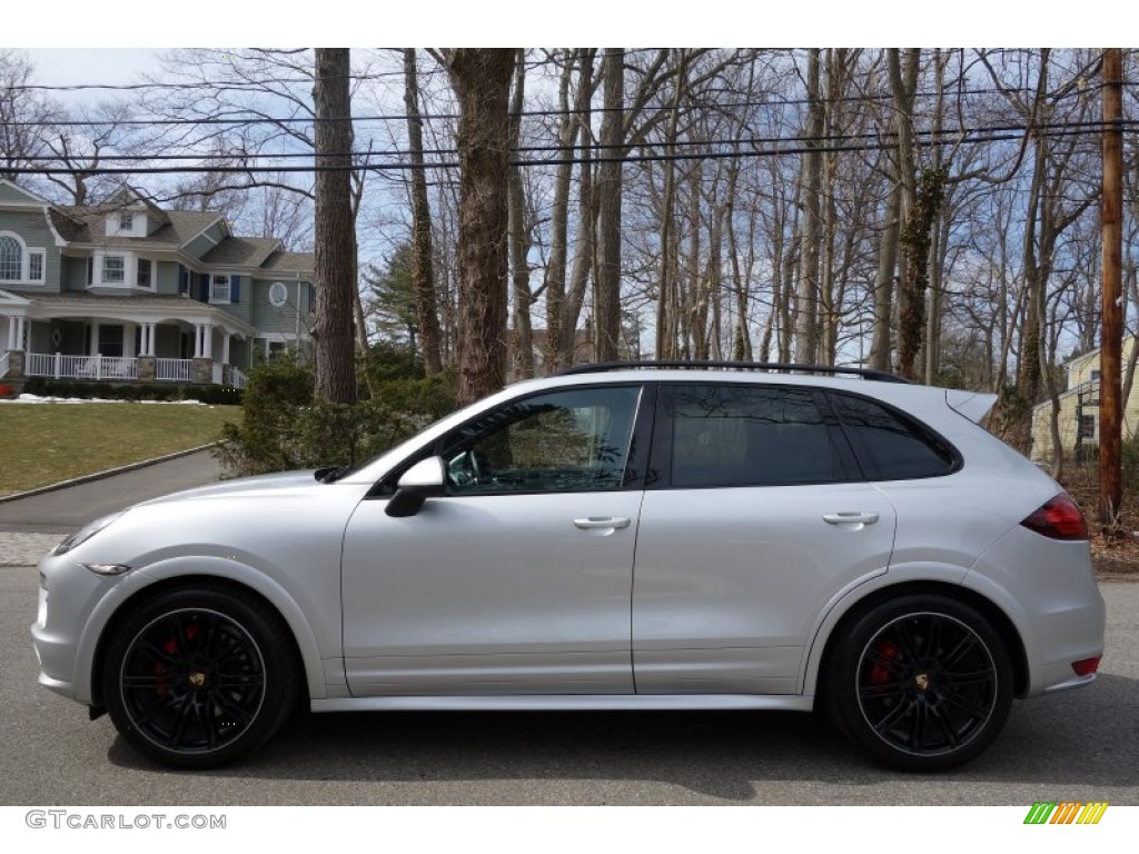 Classic Silver Metallic 2013 Porsche Cayenne GTS Exterior Photo #102591155