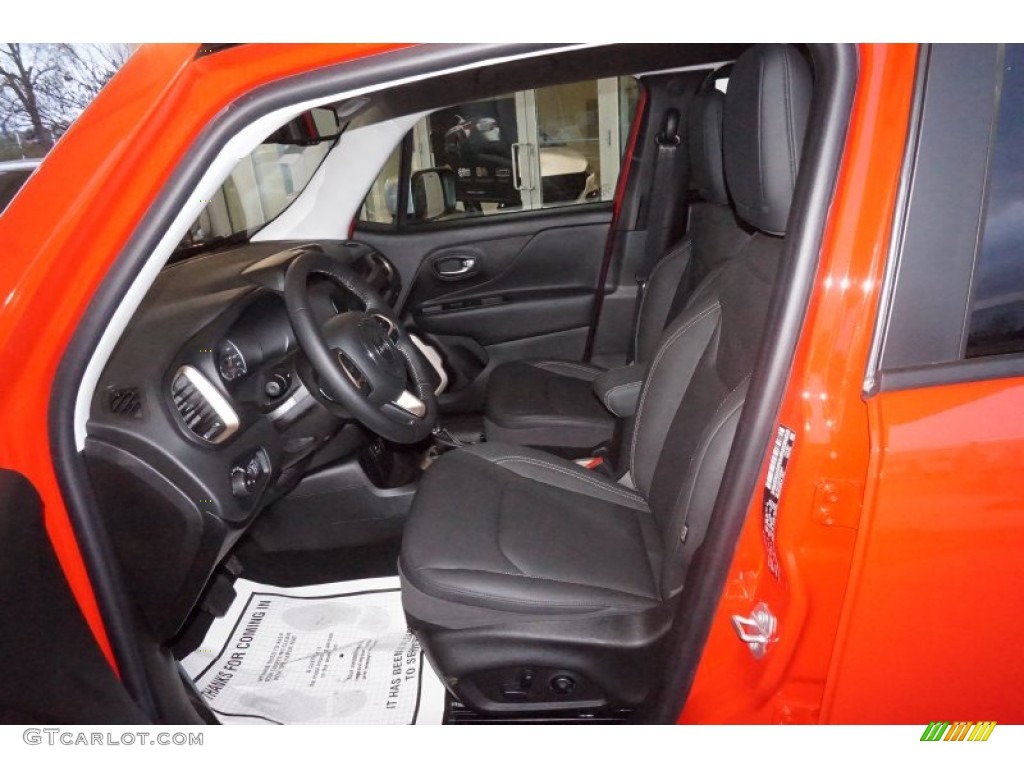 Black Interior 2015 Jeep Renegade Limited Photo #102591665