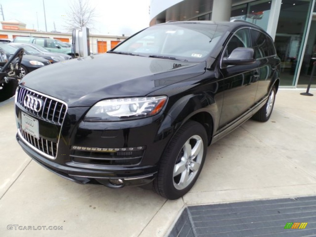 Night Black 2015 Audi Q7 3.0 TDI Premium Plus quattro Exterior Photo #102591923
