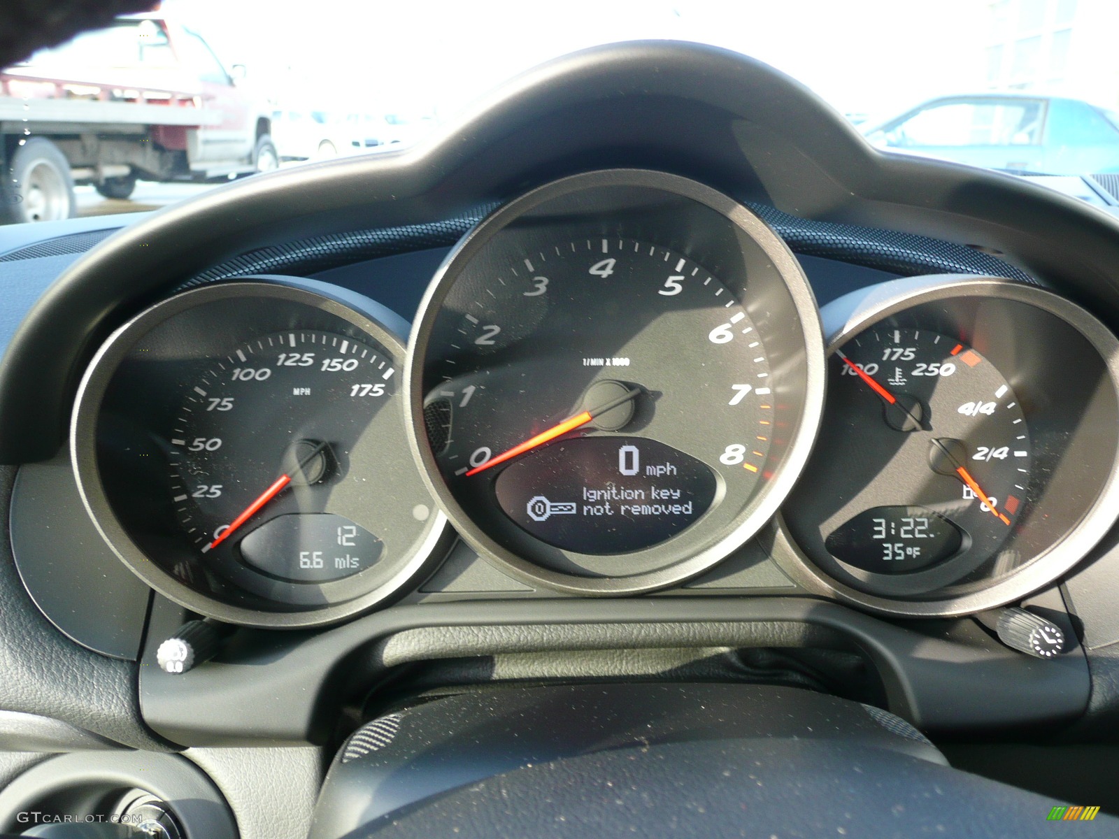 2008 Porsche Cayman, Guards Red / Black, Gauges 2008 Porsche Cayman Standard Cayman Model Parts