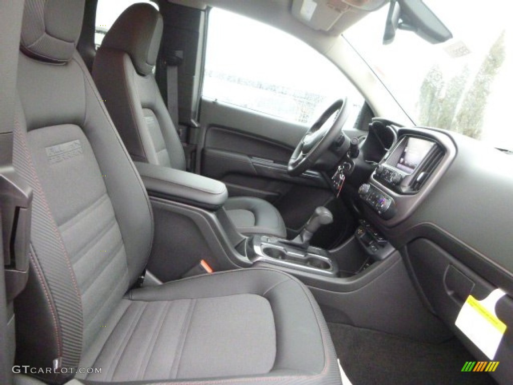 Jet Black Interior 2015 GMC Canyon SLE Extended Cab 4x4 Photo #102594365