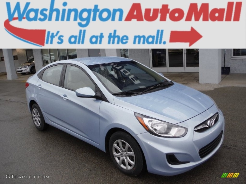 Clearwater Blue Hyundai Accent