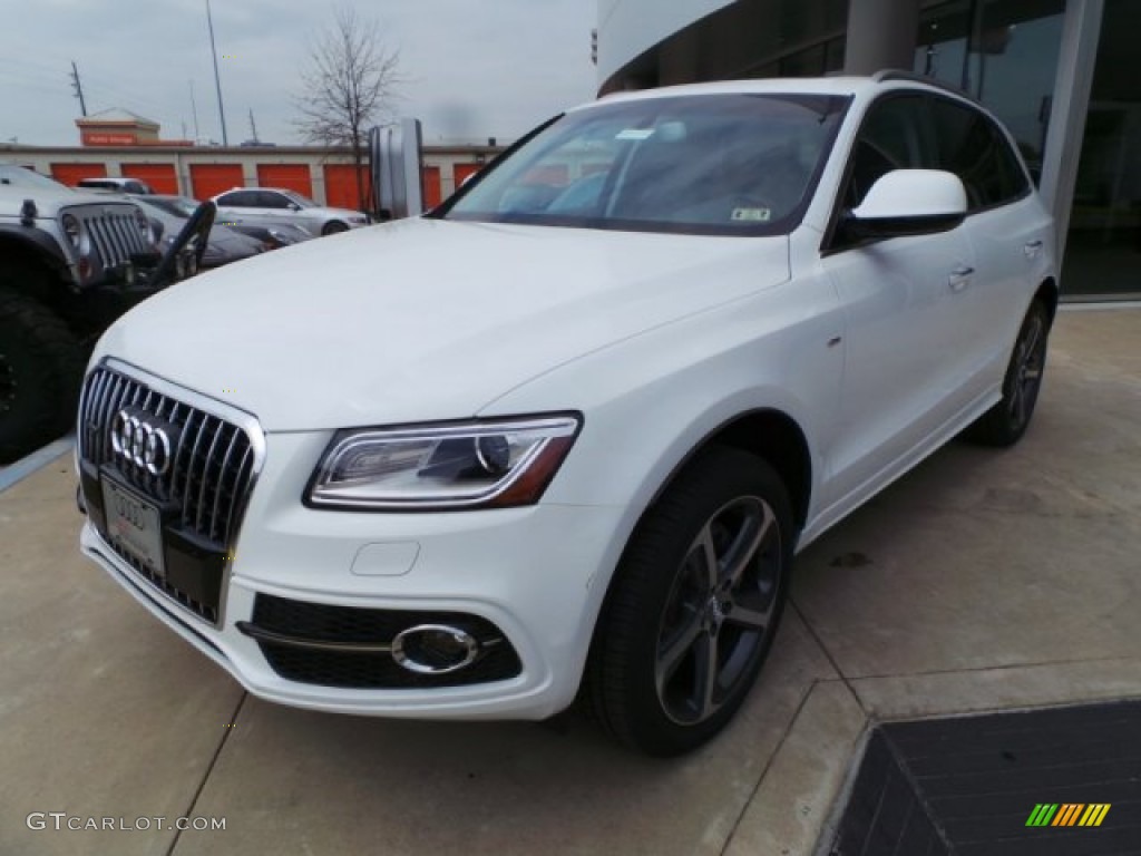 Ibis White 2015 Audi Q5 3.0 TFSI Premium Plus quattro Exterior Photo #102595538