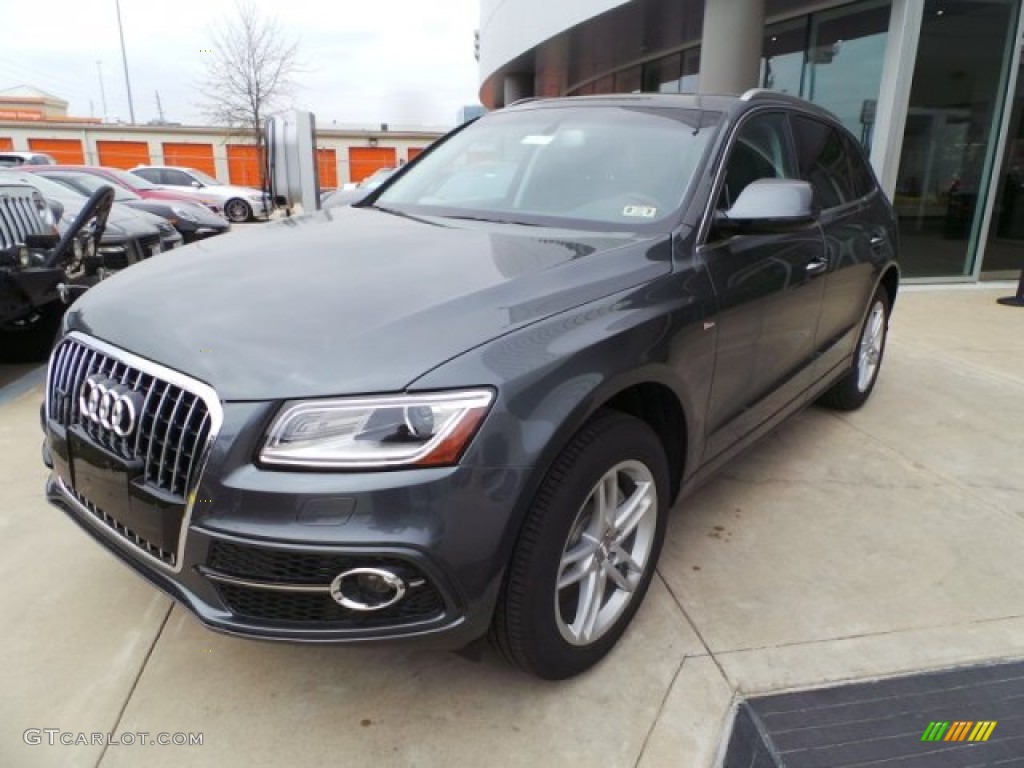 Daytona Gray Metallic 2015 Audi Q5 3.0 TFSI Premium Plus quattro Exterior Photo #102596324