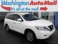 2013 Moonlight White Nissan Pathfinder SV 4x4  photo #1