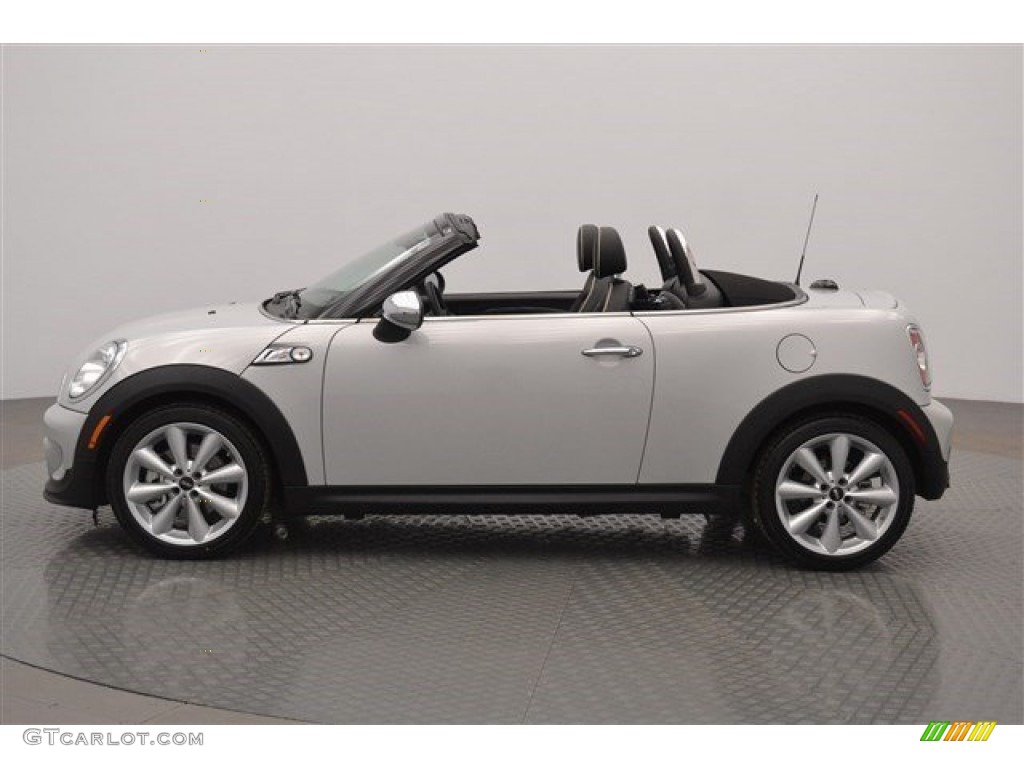 White Silver Metallic 2015 Mini Roadster Cooper S Exterior Photo #102596915