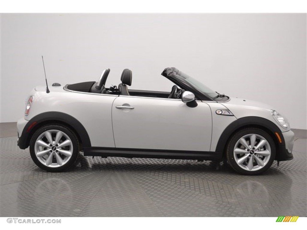 White Silver Metallic 2015 Mini Roadster Cooper S Exterior Photo #102597005