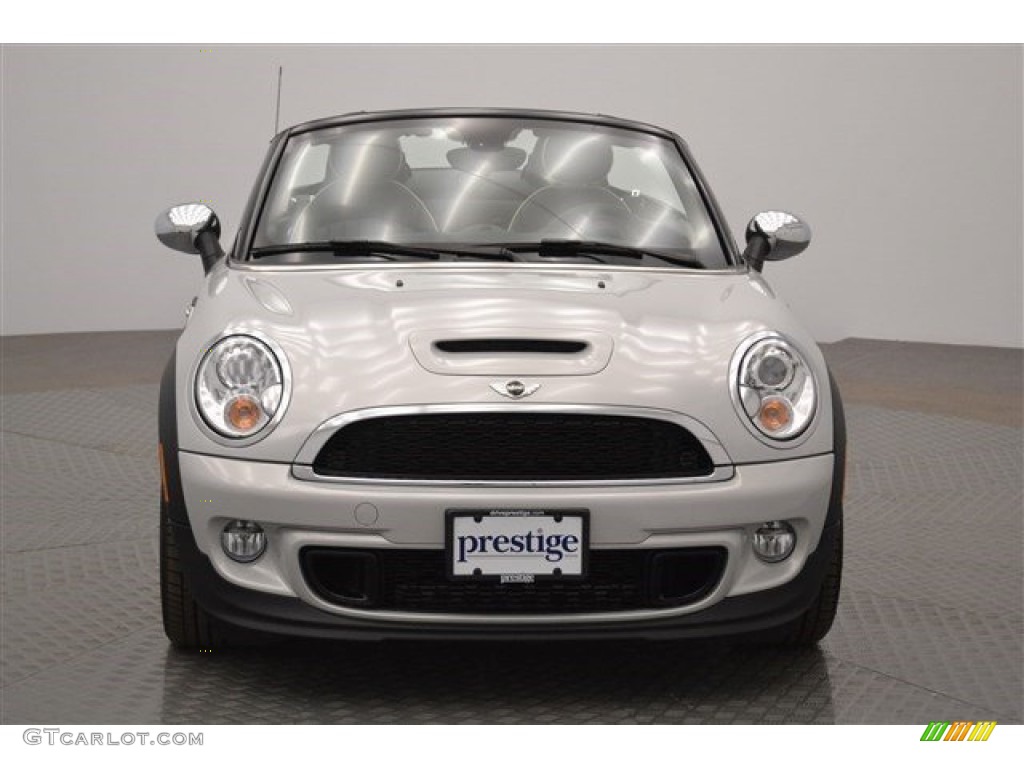 2015 Roadster Cooper S - White Silver Metallic / Lounge Carbon Black Leather photo #8