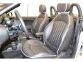 2015 Mini Roadster Lounge Carbon Black Leather Interior Front Seat Photo