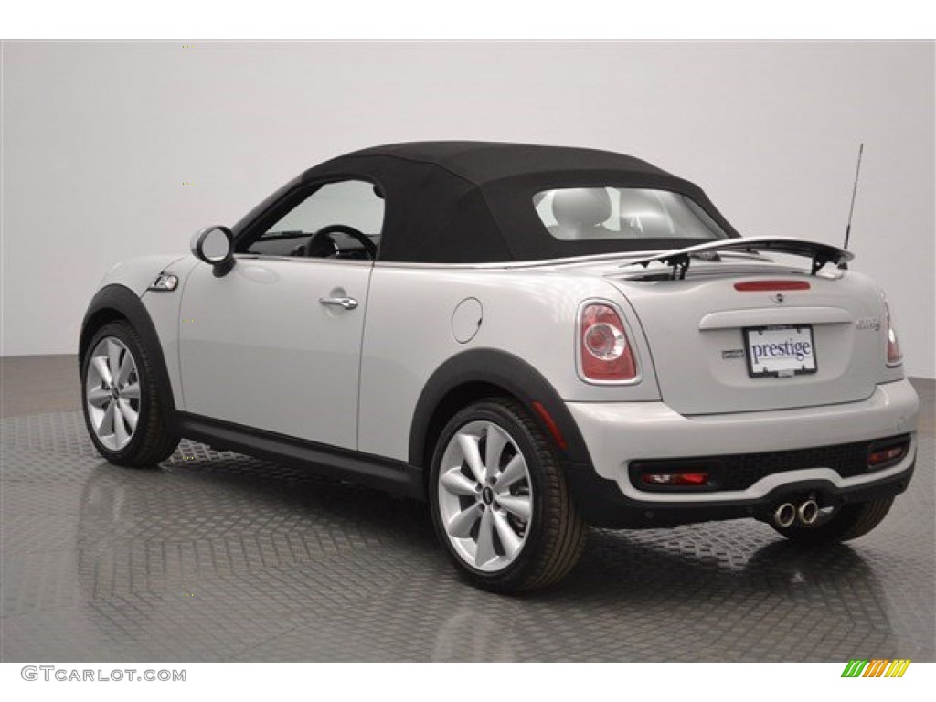 2015 Roadster Cooper S - White Silver Metallic / Lounge Carbon Black Leather photo #32