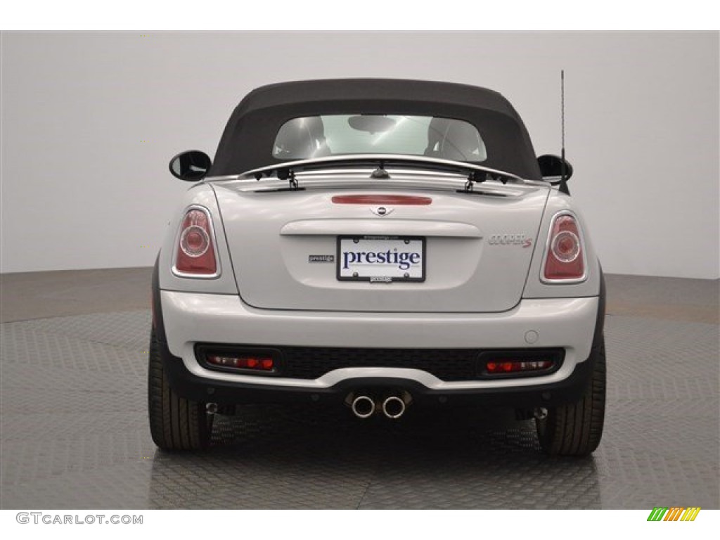 2015 Roadster Cooper S - White Silver Metallic / Lounge Carbon Black Leather photo #33