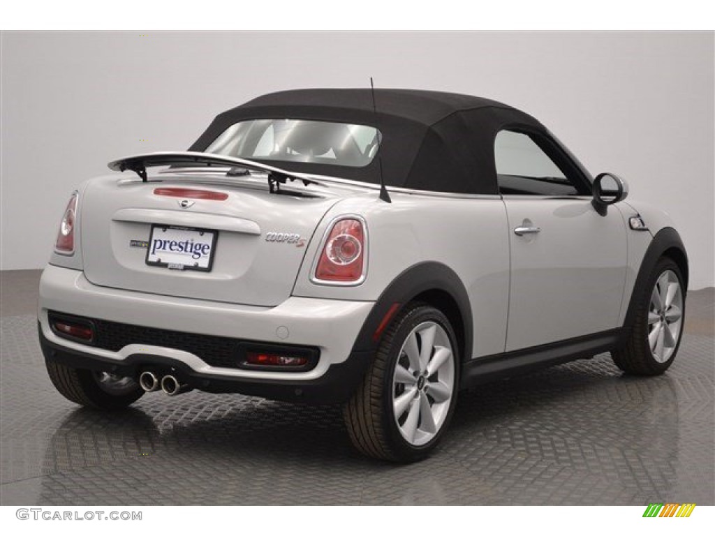 2015 Roadster Cooper S - White Silver Metallic / Lounge Carbon Black Leather photo #34