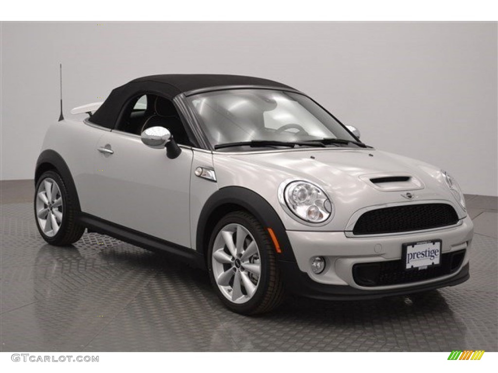 2015 Roadster Cooper S - White Silver Metallic / Lounge Carbon Black Leather photo #36